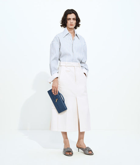 Éclat Woven Knot Clutch — Classic