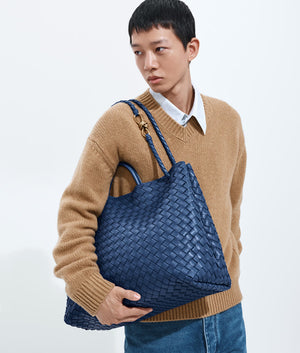 Éclat Woven Knot Bag — Large