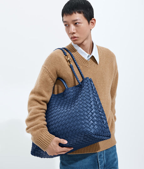 Éclat Woven Knot Bag — Large