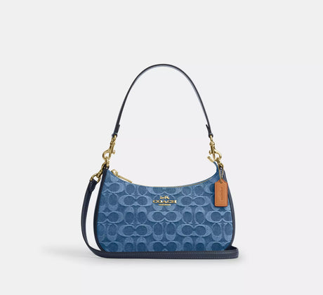 Teri Shoulder Bag In Signature Denim