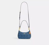 Teri Shoulder Bag In Signature Denim