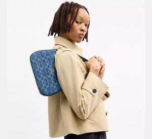 Éclat Denim Shoulder Bag