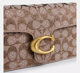 Tabby Shoulder Bag In Crystal Signature Jacquard